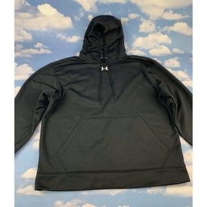 Under Armour Black Hoodie With Small Logo Size L